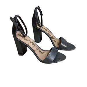 Sam Edelman Womens Yaro Gray and Silver Metallic Heels Size 10